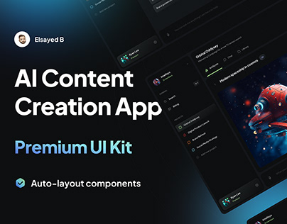 ArtiSynth - AI Content Creation App - UI Kit