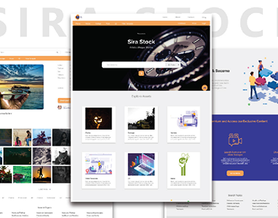 Sira Stock : UX-UI Website Design