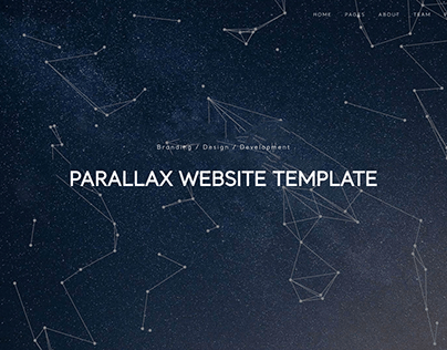 Parallax Website Template
