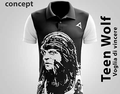 Teen Wolf polo shirt concept design