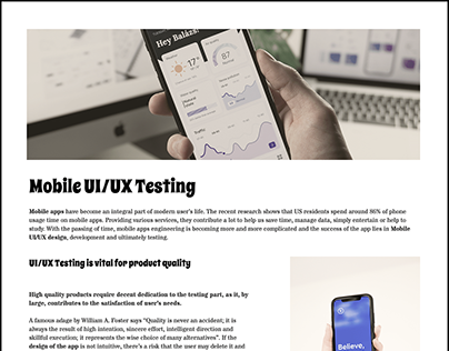 Long read: Mobile UI/UX testing