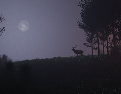 Deer, forest.