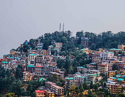 Top View of Dharamshala hp