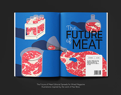 The Future of Meat Editorial Spreads