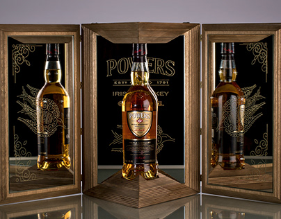 Powers Whiskey Packaging Design