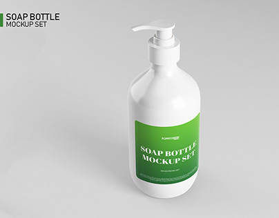 Soap Bottle Mockup Set