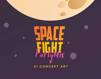 Space Fight Party Mix - UI Concept Art