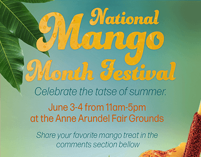 National Mango Month - Instagram Graphic