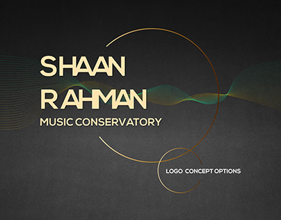 SHAAN RAHMAN MUSIC CONSERVATORY Identity Design Options