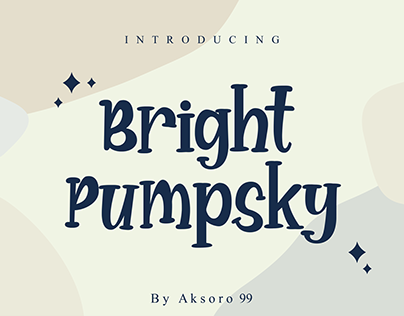 Bright Pumpsky – Display Typeface