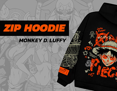 ZIP HOODIE ONE PIECE DESIGN