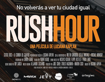 Poster y Campaña para la película RUSH HOUR