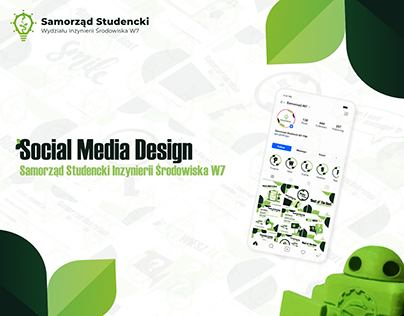 Samorząd Studencki W7 - Social Media Design