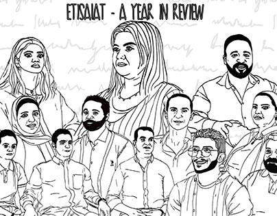 ETISALAT - A YEAR IN REVIEW CAST SKETCHES / ANIMATION.