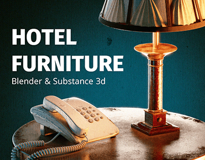 Old Hotel Furniture Models & Animation