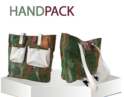 HANDPACK/ Shopping bag from waste fabrics