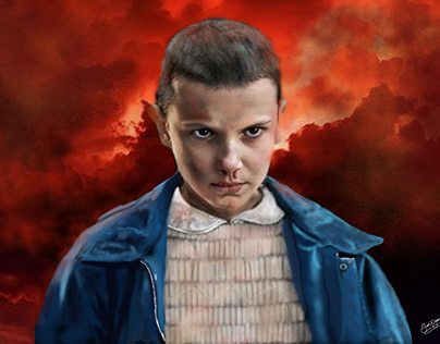 Stranger Things. Millie Bobby Brown as Eleven.