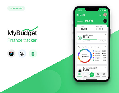 My Budget UX/UI mobile finance management app