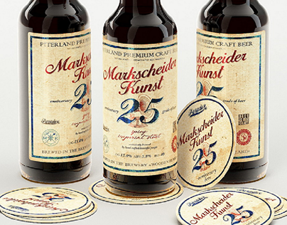 Markscheider Kunst anniversary beer design