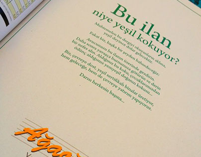 Ağaoğlu Pine-scented magazine advert