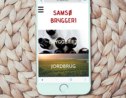 Samsø Brewery webdesign