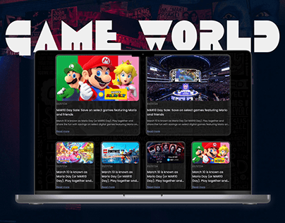 Game World | Landing Page