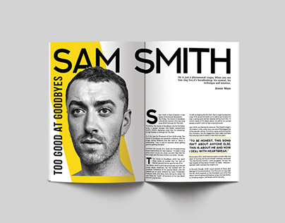 MAGAZINE ADS : SAM SMITH