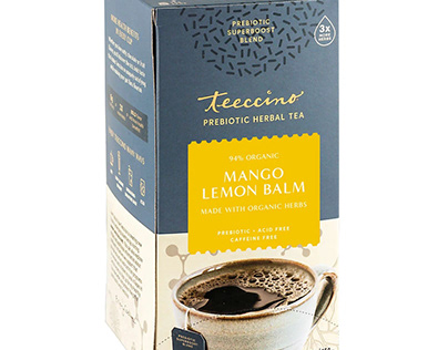 Mango Lemon Balm Prebiotic SuperBoost Herbal Tea