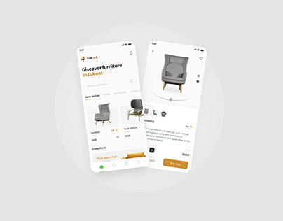 Furniture Shop Mobile App UI Design