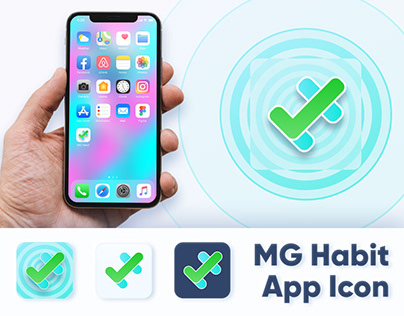 MG Habit app icon. DailyUI 005