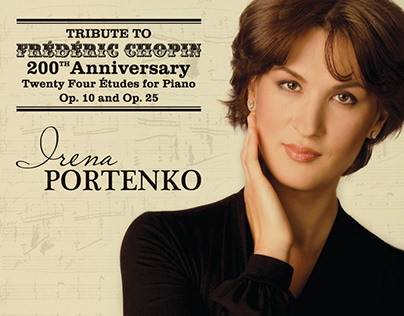 CD Cover: Irena Portenko · Tribute To Fréderic Chopin