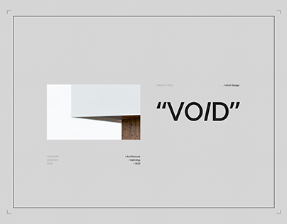 VOID - Website of Modern Architecture 2023