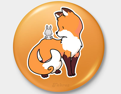 Fox & Rabbit badges