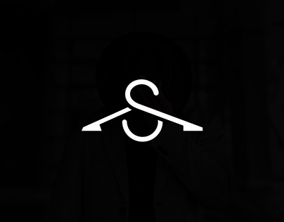 S Cloth Hanger Fashion Logo