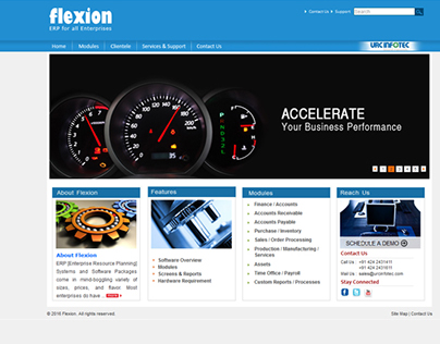 Flexion ERP Website