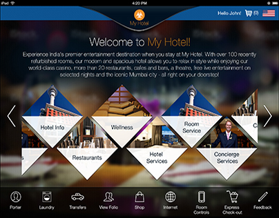 My Hotel - Ipad Web App