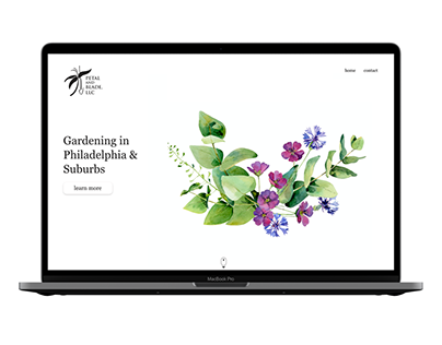 Gardening web page