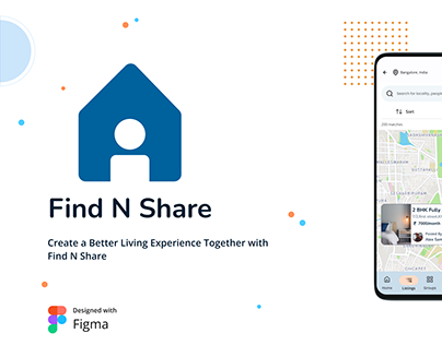 Find N Share Flat and Flatmate Finder App
