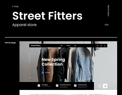 Street Fitters - Apparel ecommerce Store design