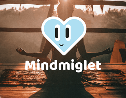 Project thumbnail - Mindmiglet branding well-being app