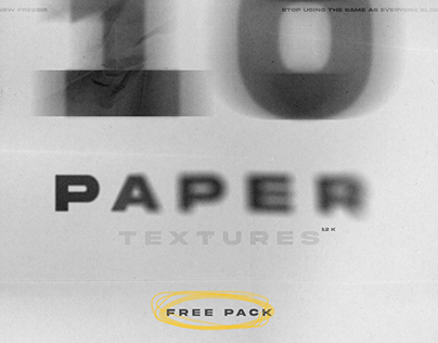 FREE PAPER TEXTURES (12K)