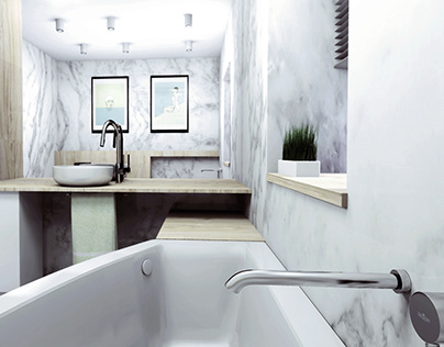 3d Visualisations of bathroom in private property