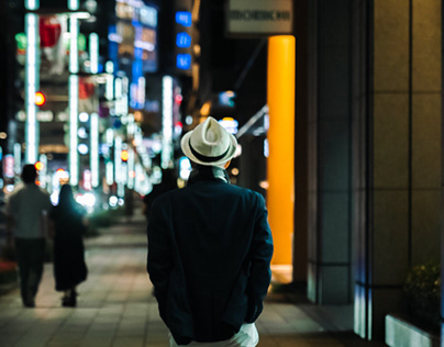Tokyo, Night street.