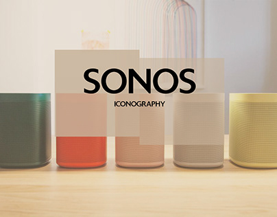 RETAIL STORE ICONOGRAPHY FOR THE BRAND SONOS.