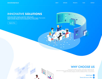 InnoWebiTech Website Our startup team