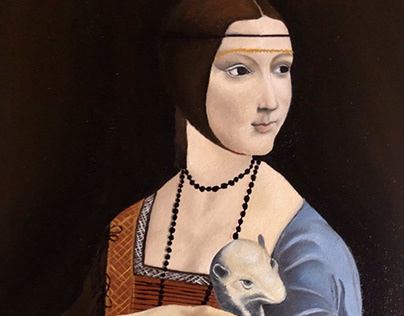 Oil Paint for Leonardo Da Vinci (Lady With An Ermine)