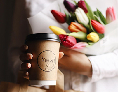 Yard hostel & coffeeshop branding