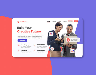 Smart Marketing Website | UI Design