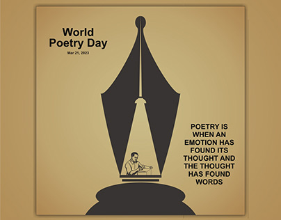 World Poetry Day Post Design