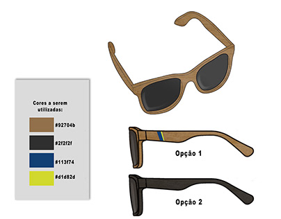 Óculos 3D Biodegradável